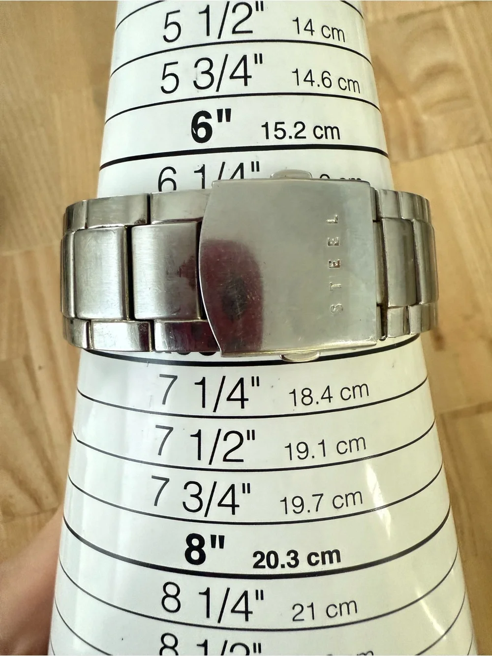 Guess steel rectangular silver tone watch NEW BATTERY